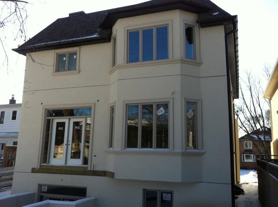 The GTA Stucco Pro crew on site